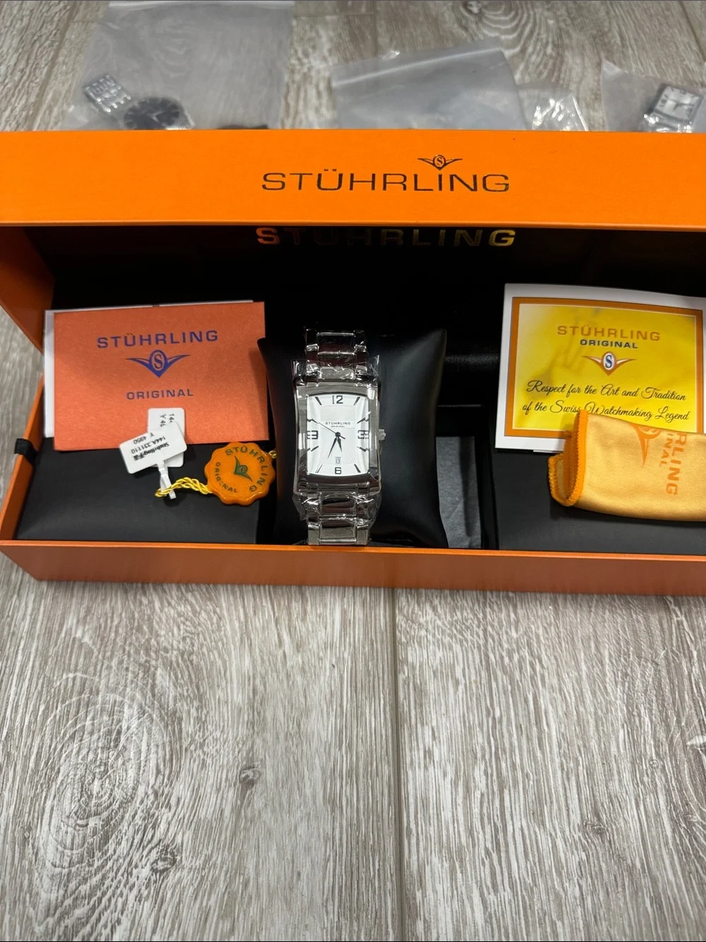 Stuhrling Original Men’s Gatsby Society II 144A Quartz 29mm Classic